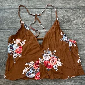 Floral print tank